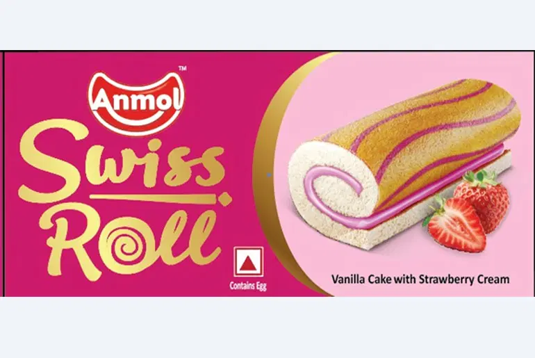 Anmol Swiss Roll Strawberry