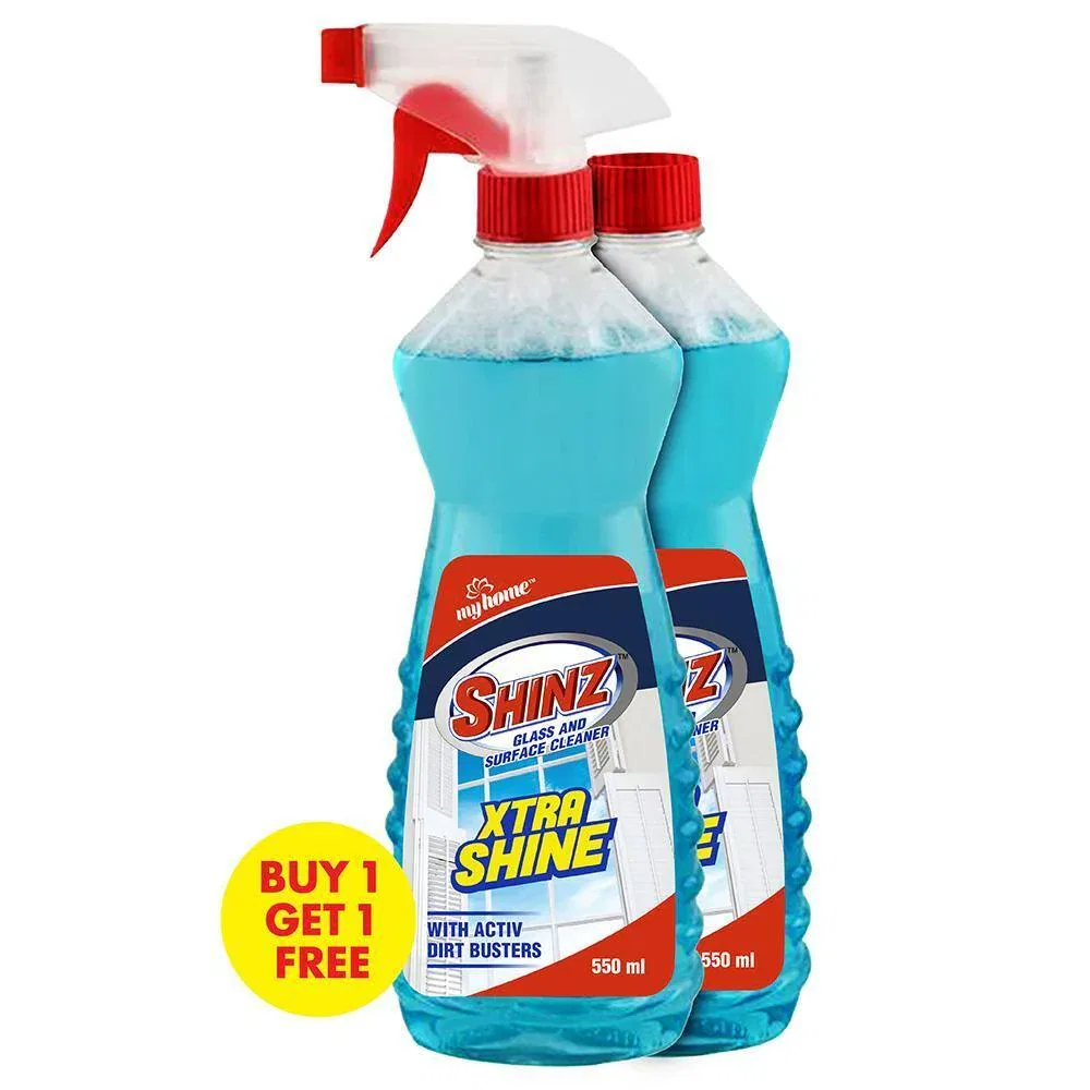 My Home Shinz Glass and Surface Cleaner 550 ml (Buy 1 Get 1 Free)