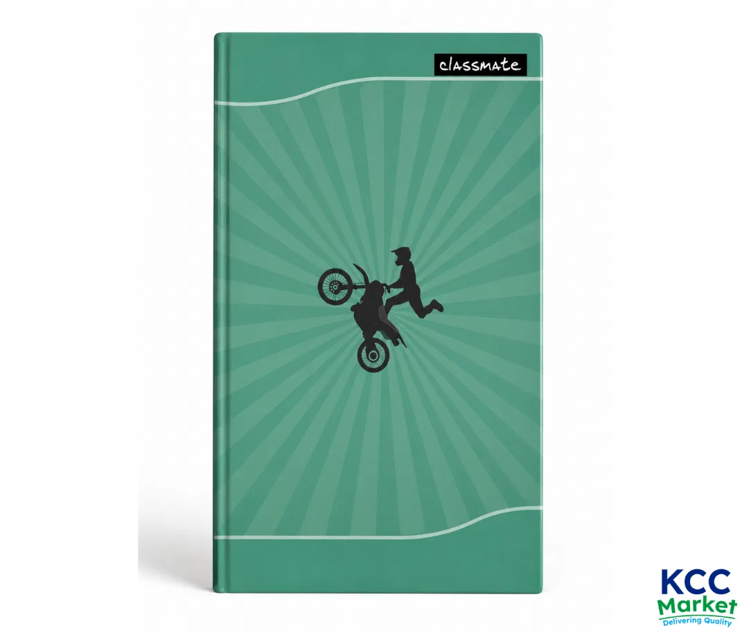 Classmate Unruled Notebook - Long (31.4 x 19.4 cm, Design may Vary) (ST-01)