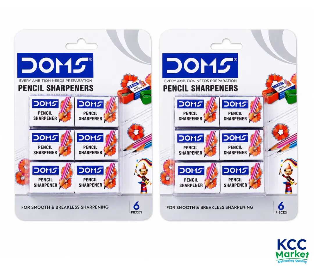 DOMS Pencil Sharpner (Pack of 6) (ST-06)