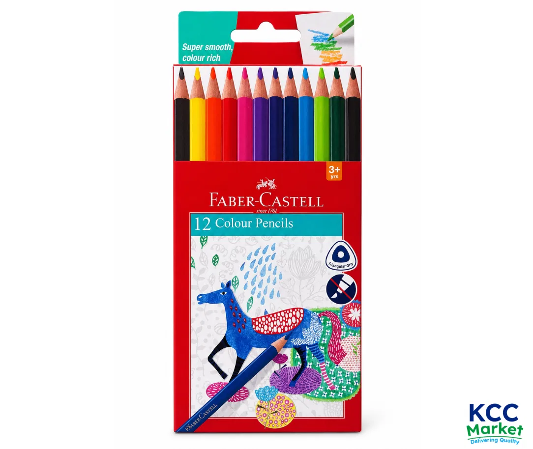 Faber-Castell 12 Colour Pencils (ST-06)