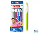 FLAIR Ezee Click Ball Pen - Blue (Pack of 5) (ST-03) – image 1
