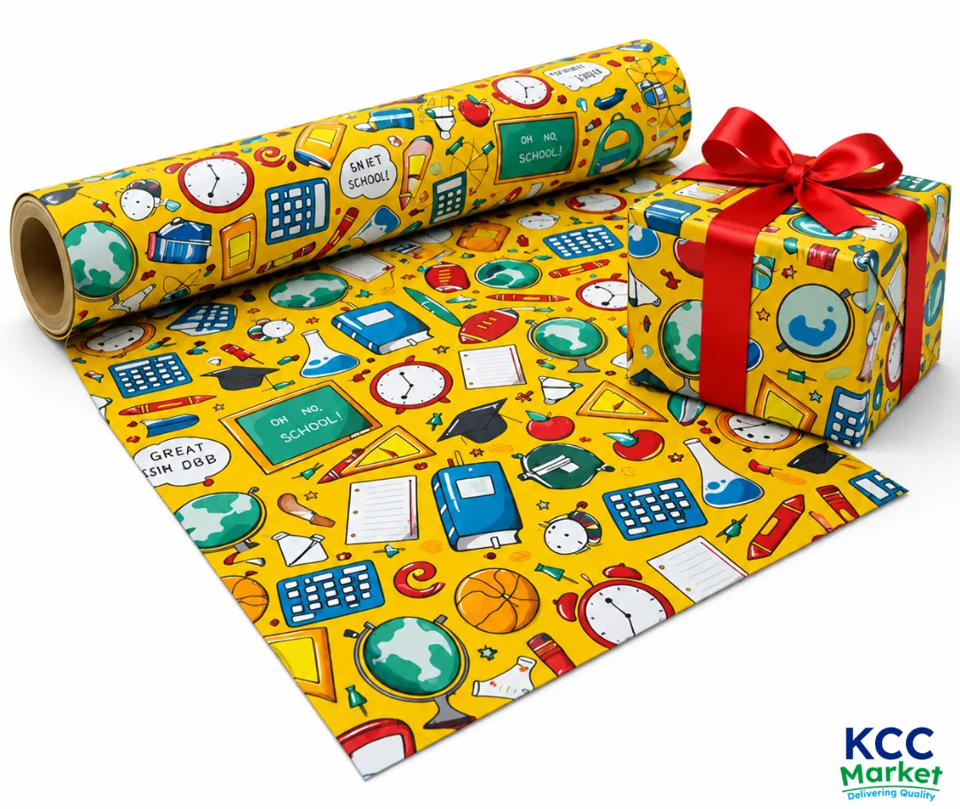 Kids School Icons Gift Wrap (ST-01)