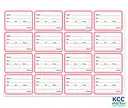 Name Sticker label For School (16 Labels) (ST-01) – image 1