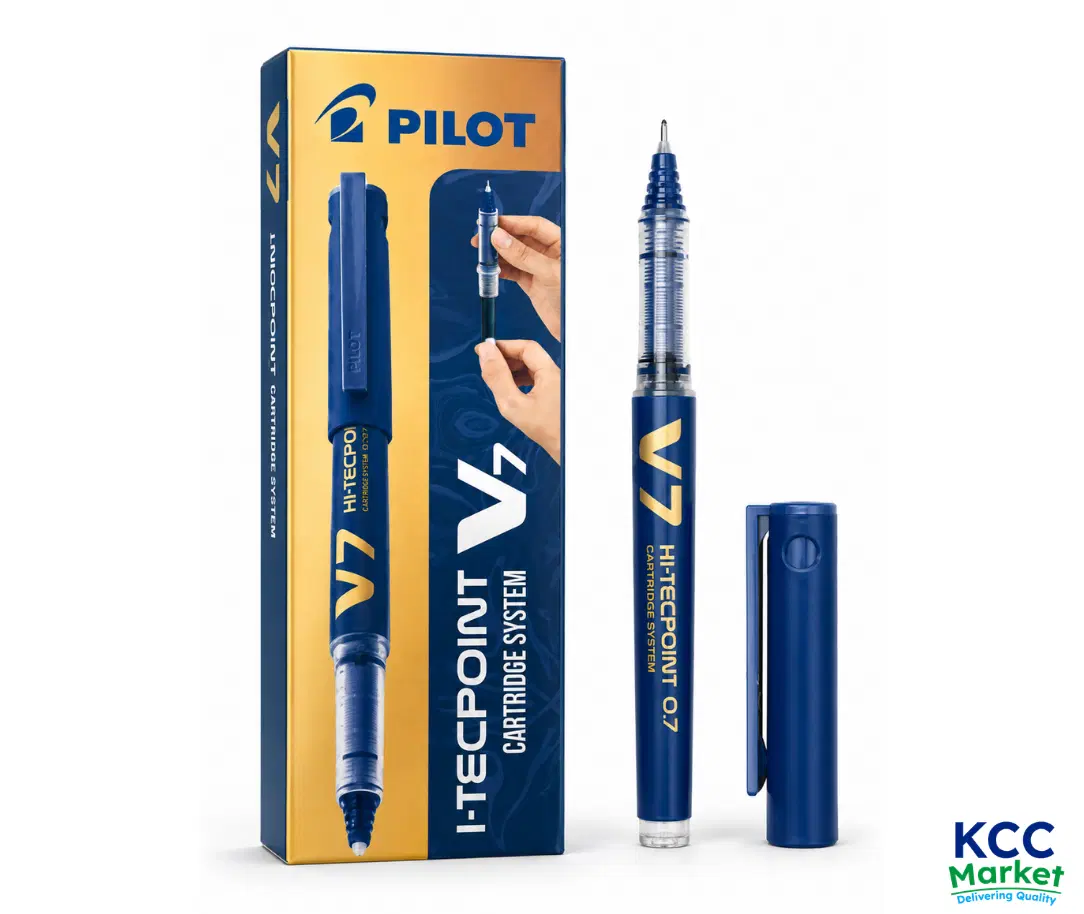 Pilot V7 Hitech Point Gel Pen Cartridge System 0.7 mm – Blue (Pack of 1) (ST-03)