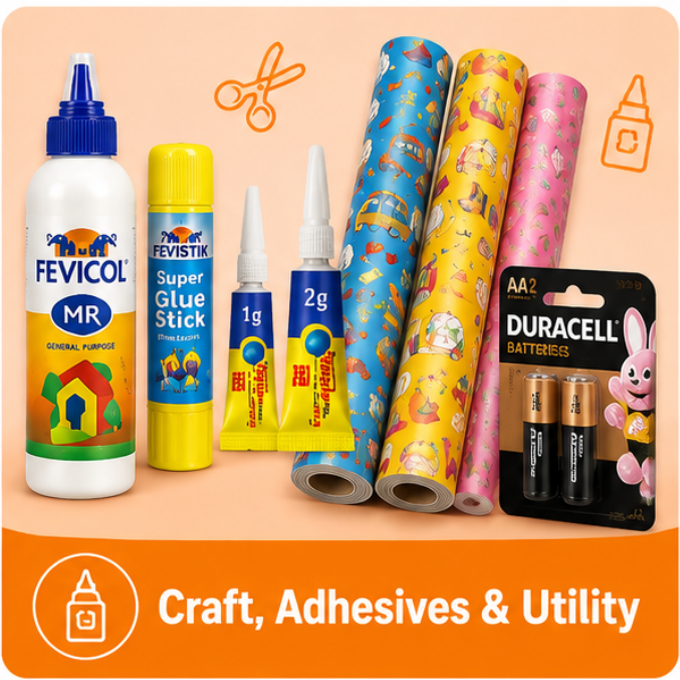 🎨 Craft, Adhesives & Utility