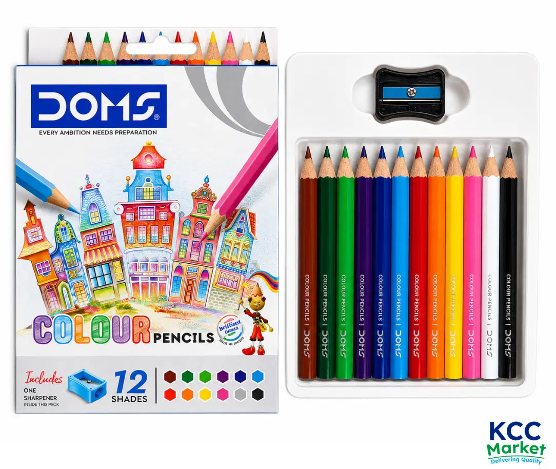 Doms Colour Pencils 12 Shades (ST-01)