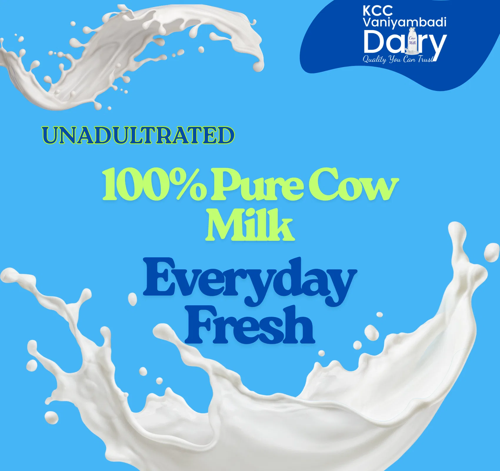 VANIYAMBADI DAIRY MILK 1 LITRE