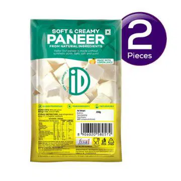iD Soft & Creamy Paneer 200 gms Combo