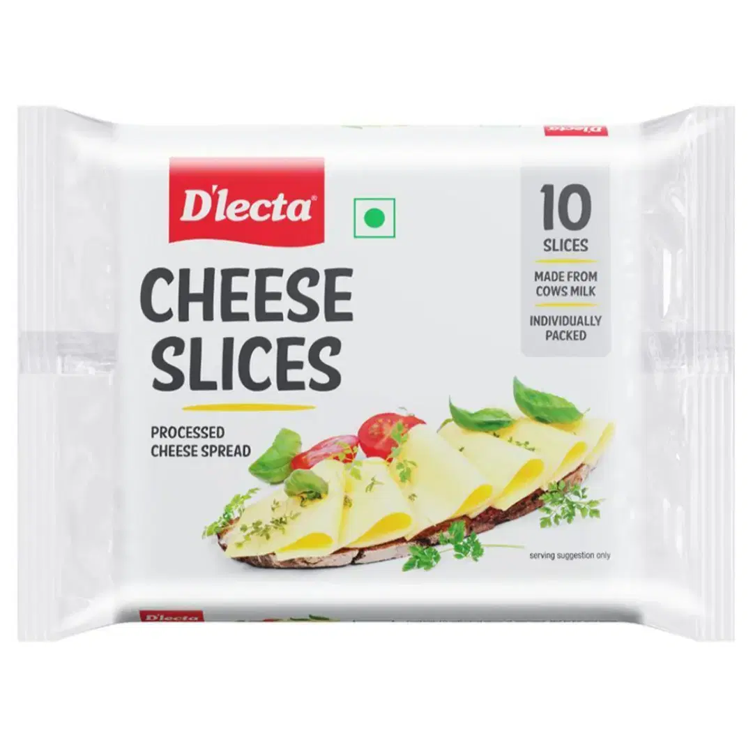 D'lecta Cheese Slices 200 g (Pouch)