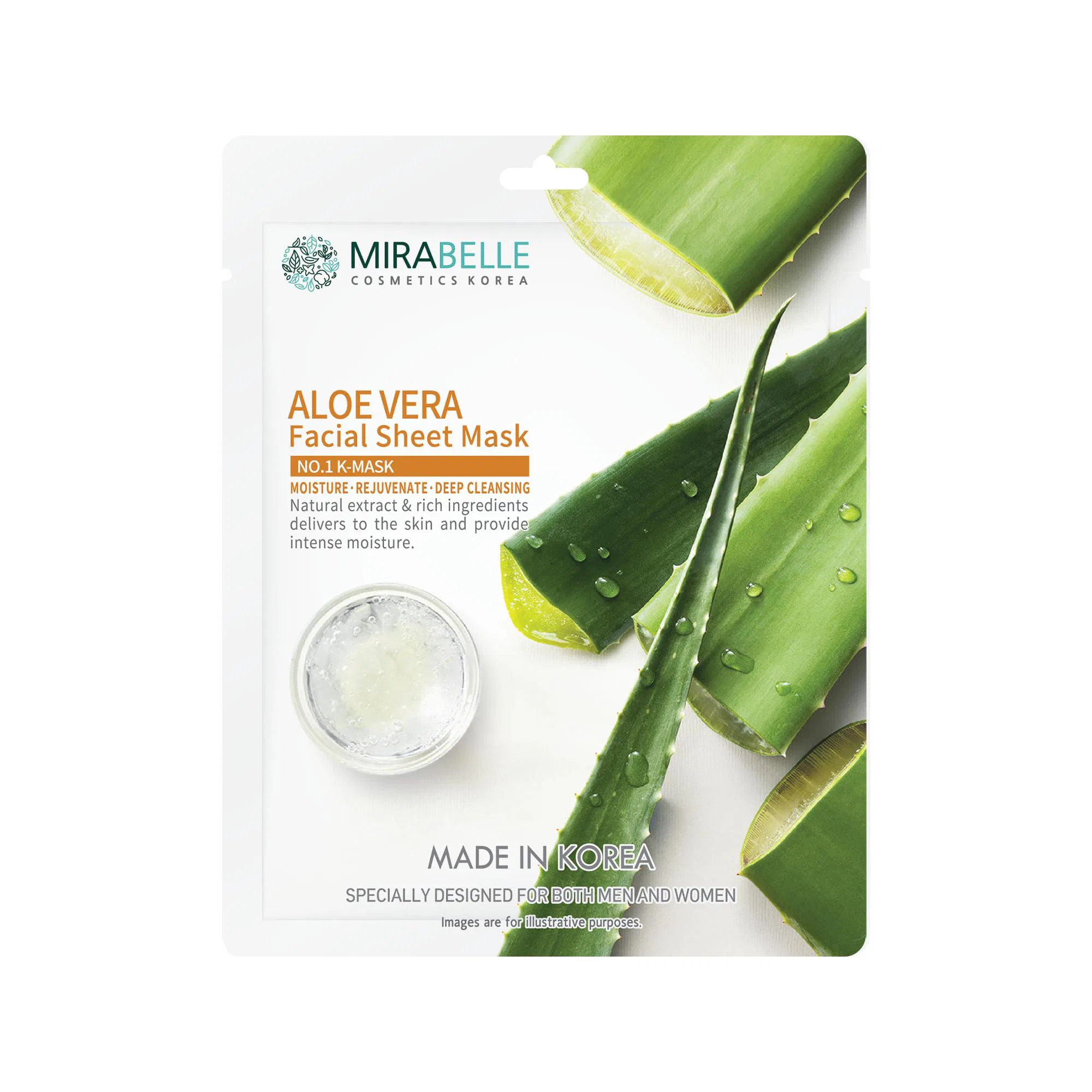Mirabelle Aloe Vera Fairness Facial Mask 25 ml
