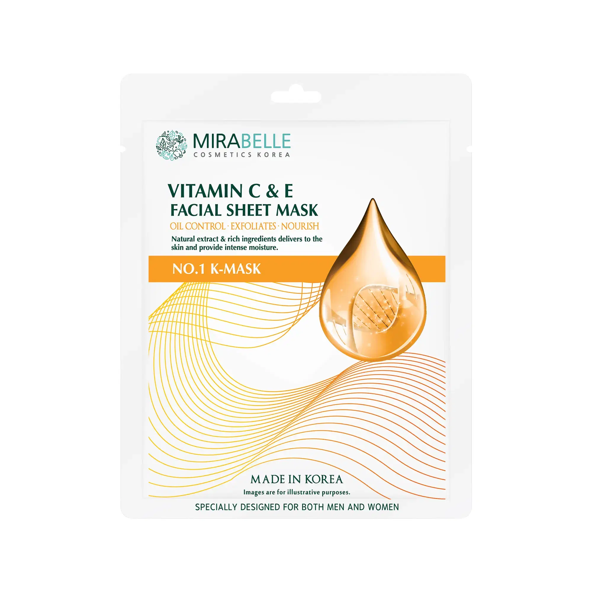 Vitamin C & E Sheet Mask 25g