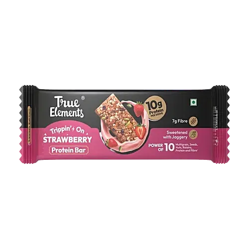 True Elements Berry Bliss Protein Bar 40g