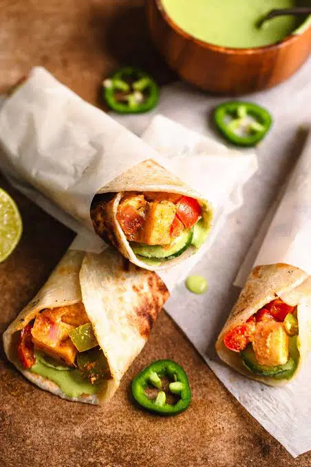 Paneer Tikka Wrap