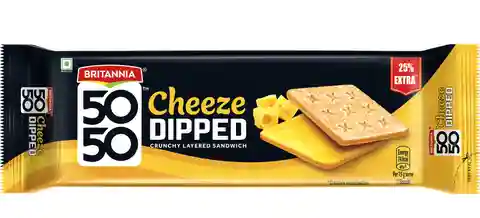 50-50 Cheeze Dipped Sandwich Biscuit
