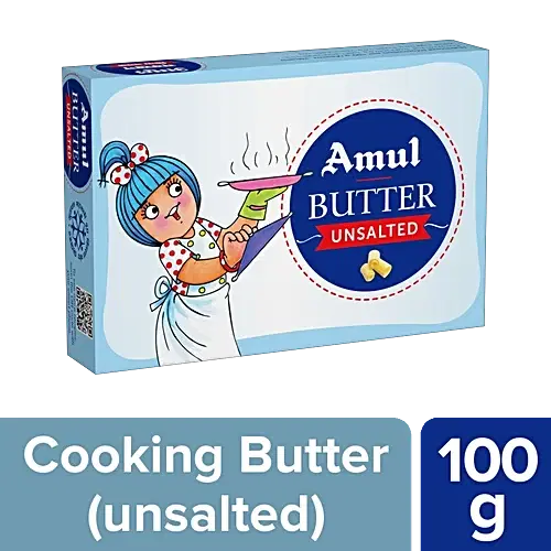 Amul Unsalted Butter 100 g (Carton)