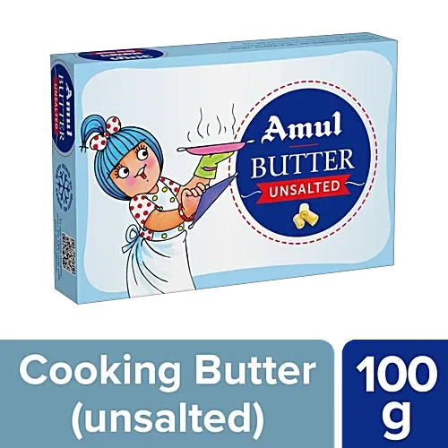 Amul Unsalted Butter 100 g (Carton)