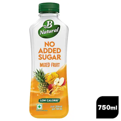 B Natural Mixed Fruit No Added Sugar Juice 750 ml