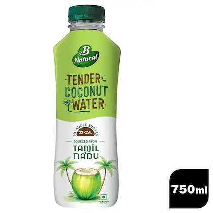B Natural No Added Sugar Tender Coconut Water 750 mlc