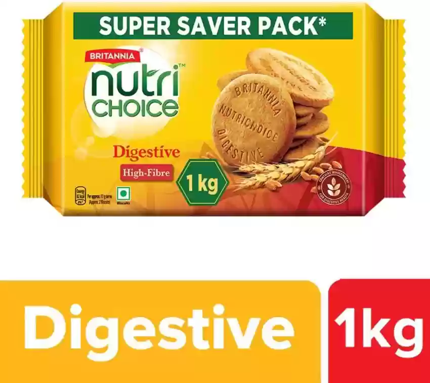 BRITANNIA NutriChoice High Fibre Biscuits Digestive Biscuit