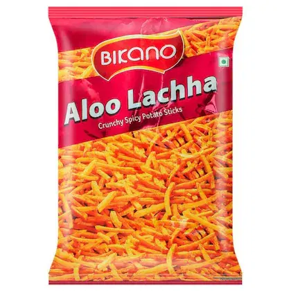 Bikano Aloo Lachha  Crunchy Spicy Potato Sticks 150 g