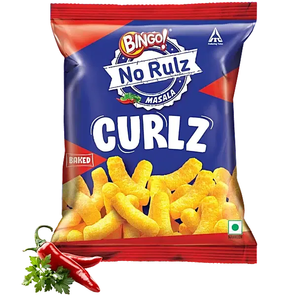 Bingo Baked No Rulz Masala Curlz Puffs