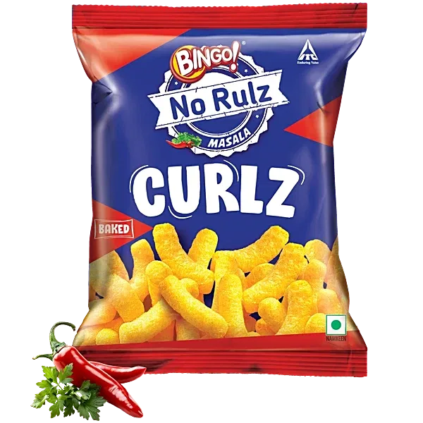 Bingo Baked No Rulz Masala Curlz Puffs