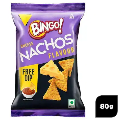 Bingo Cheese Nachos Snack 80 g