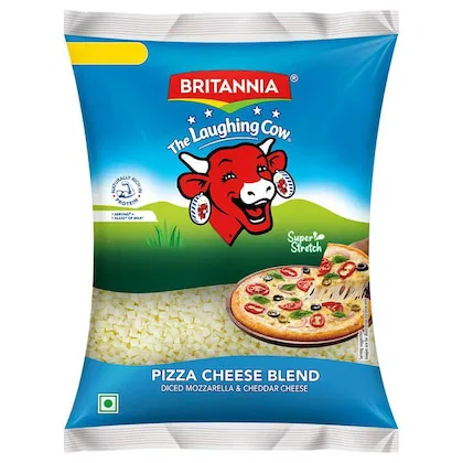 Britannia Blend And Diced Pizza Cheese 200 g (Pouch)