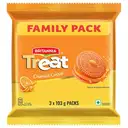 Britannia Treat Orange Cream Biscuit 309 g – image 1