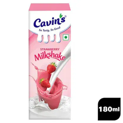 Cavin's Strawberry Milkshake 180 ml
