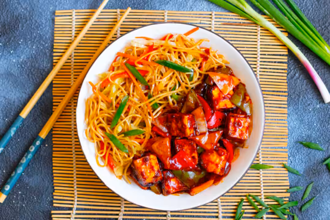 Chilli Paneer , Veg Fried Rice & Veg Noodle Combo