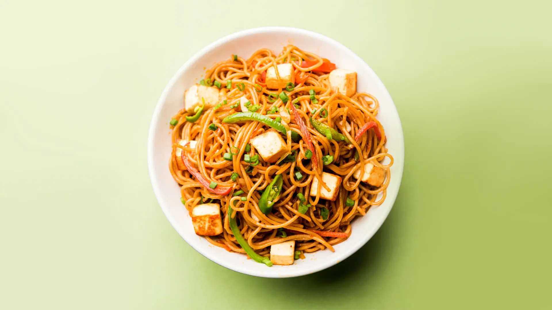 Chilly Paneer Noodles