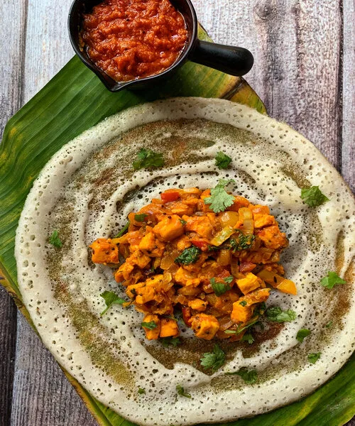 Chilly Paneer Dosa