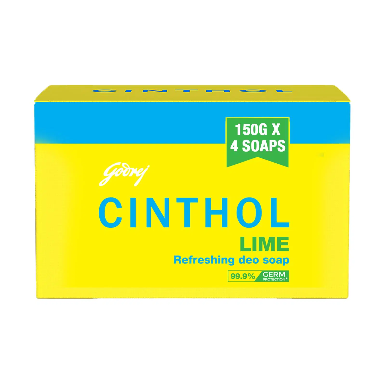 Cinthol Lime Refreshing Deo Soap 150 g (Pack of 5)