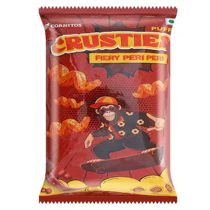 Cornitos Fiery Peri Peri Crusties Puffs 66 g