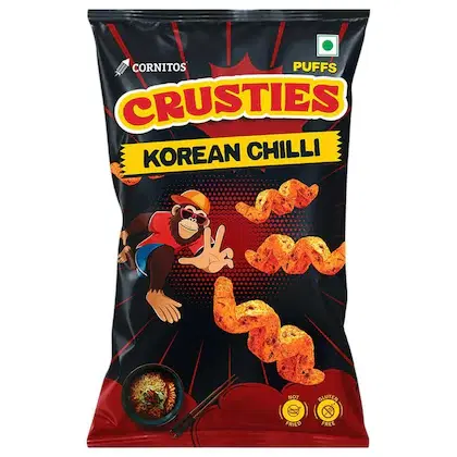 Cornitos Korean Chilli Crusties Puffs 66 g
