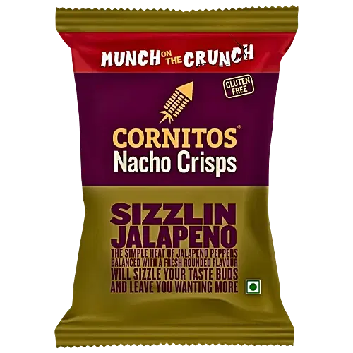 Cornitos Nacho Crisps Sizzlin Jalapeno 55g