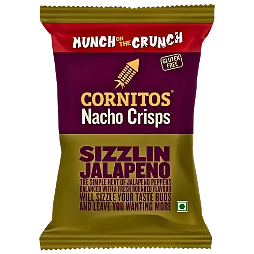 Cornitos Nacho Crisps Sizzlin Jalapeno 55g