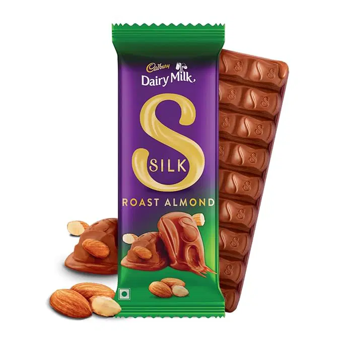Dairy Milk Silk Roast Almond Chocolate Bar