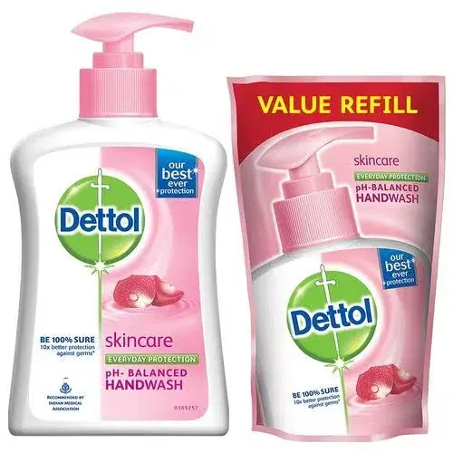 Dettol Skincare Liquid Handwash 200 ml + FREE 175ml Refill