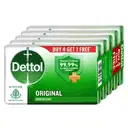 Dettol Original Bathing Soap Bar 100 g (Pack of 4) – image 1