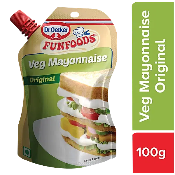Dr. Oetker FunFoods Veg Mayonnaise - Original, 100 g