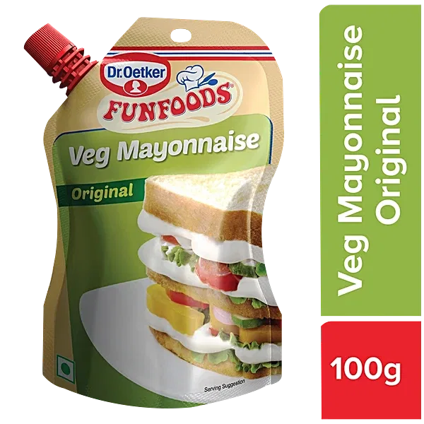 Dr. Oetker FunFoods Veg Mayonnaise - Original, 100 g