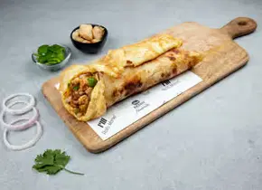 Paneer Kathi Roll (Tawa Roll)