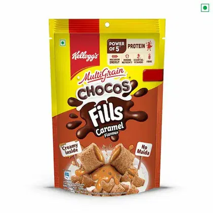 Kellogg's Multigrain Chocos Caramel Flavour Fills 150 g