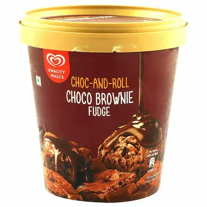 Kwality Wall's Choco Brownie Fudge Ice Cream 700 ml