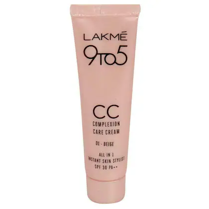Lakme 9 to 5 All In 1 SPF 30 PA+ + Instant Skin Stylist CC Cream, Beige