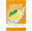 Lakme Blush & Glow Fruity-Licious Sheet Mask, Lemon – image 1