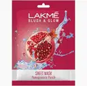 Lakme Blush & Glow Fruity-Licious Sheet Mask, Pomegranate  – image 1